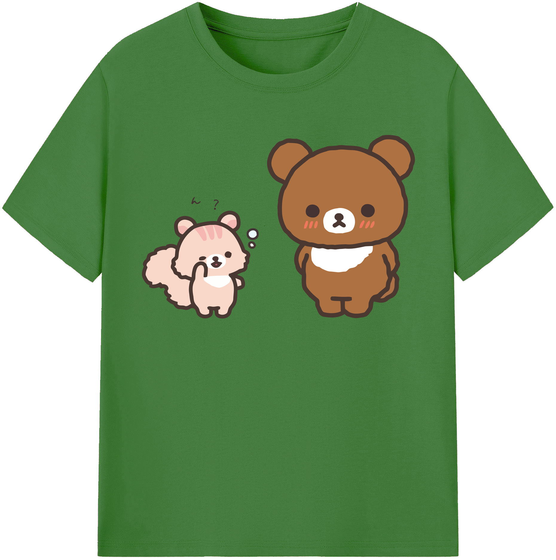 （画像用） リラックマ リラックマ キイロイトリ Rilakkuma Korilakkuma Kiiroitori レディースカジュアルプリントTシャツ（綿100％）